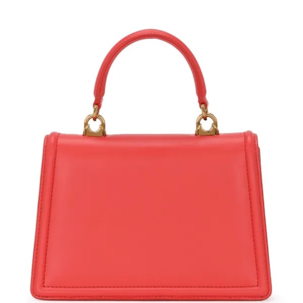 Dolce & Gabbana Coral Satchel with Gold Accent - Picture 2 of 5